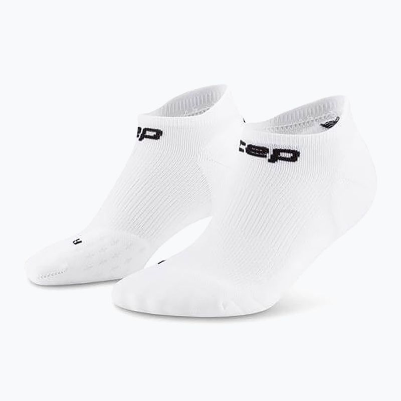 Dámské kompresní ponožky CEP Run No Show 5.0 white