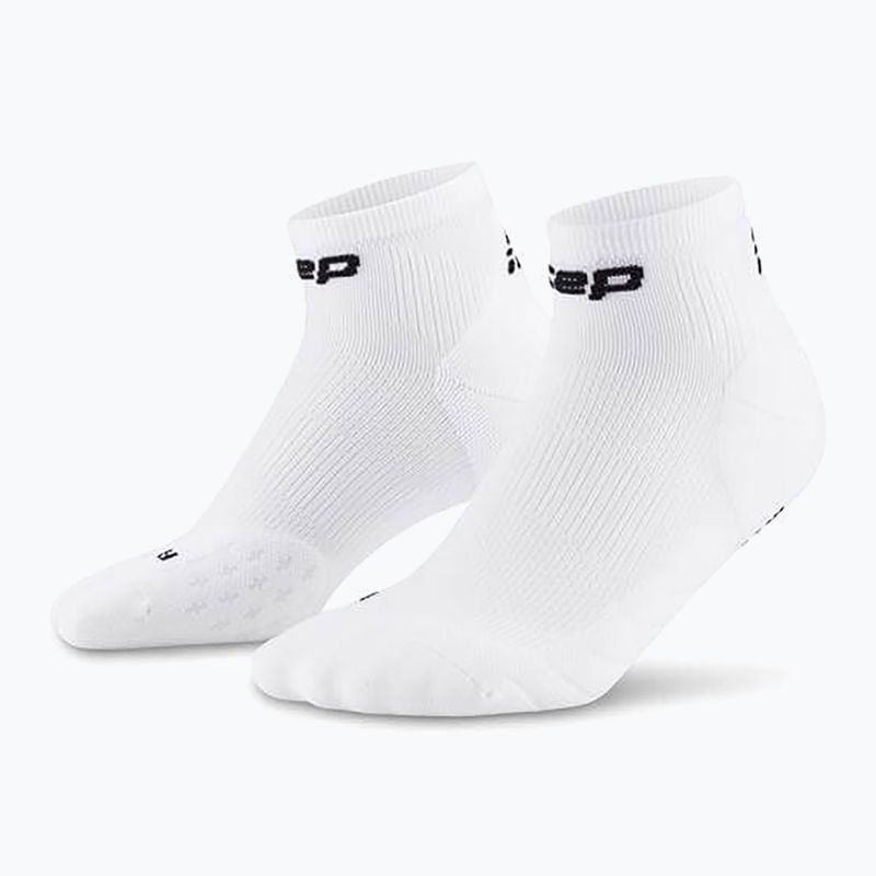 Dámské kompresní ponožky CEP Run Low Cut 5.0 white