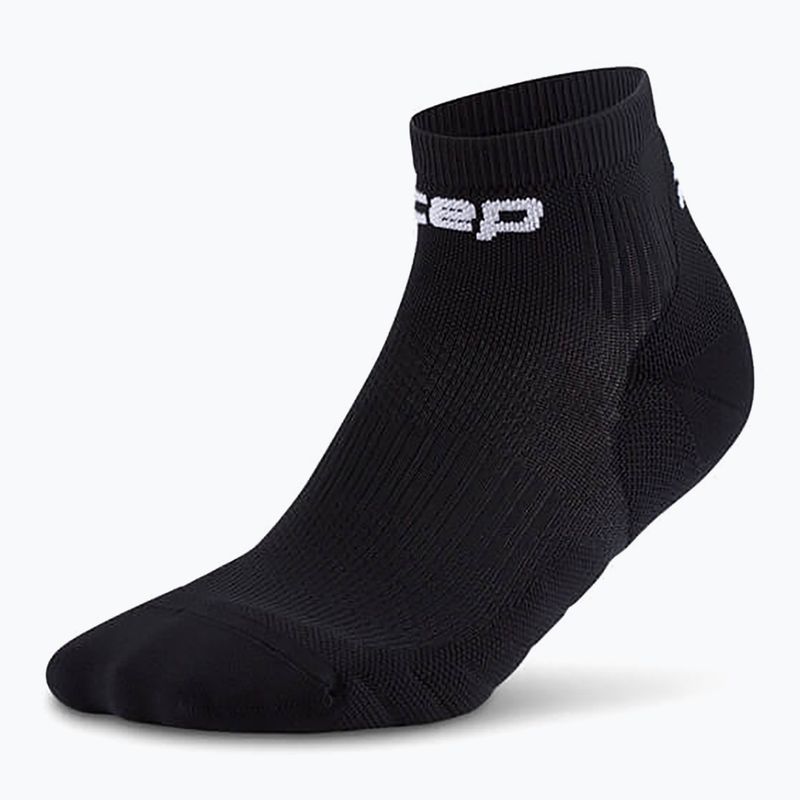 Dámské kompresní ponožky CEP Run Low Cut 5.0 black/lime 2