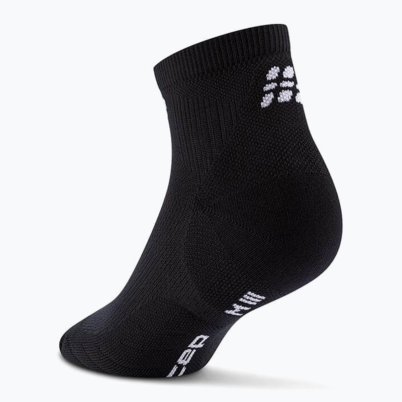 Dámské kompresní ponožky CEP Run Low Cut 5.0 black/lime 3