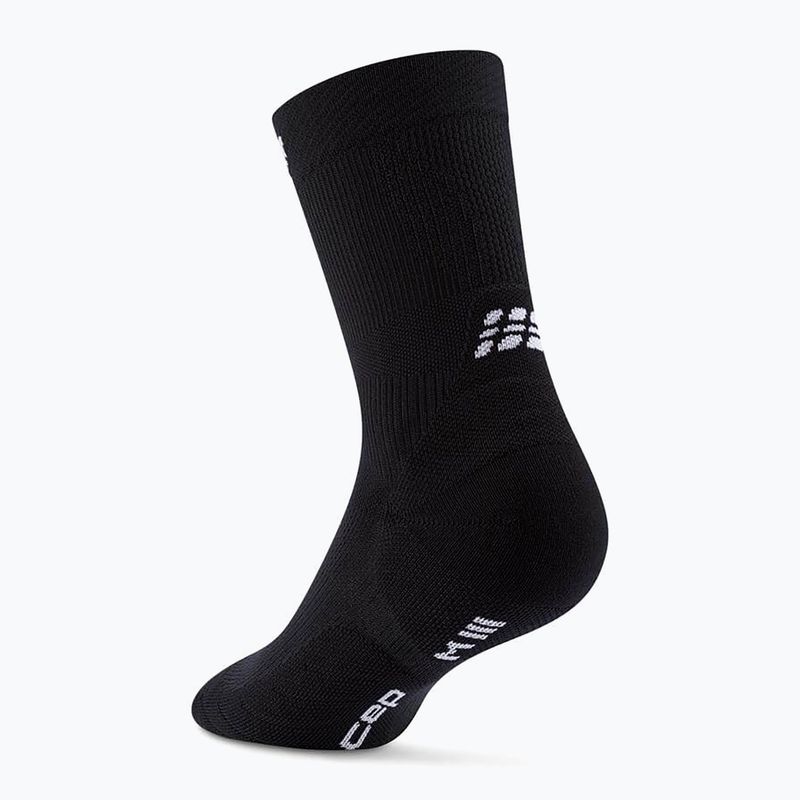 Dámské kompresní ponožky CEP Run Mid Cut 5.0 black/lime 3