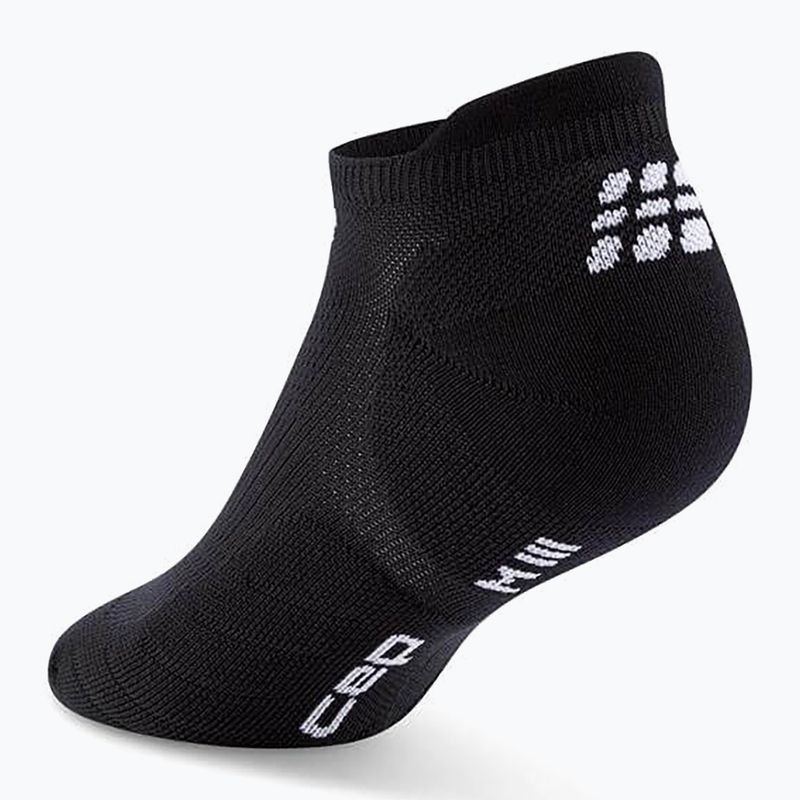 Pánské kompresní ponožky CEP Run No Show 5.0 black/lime 3