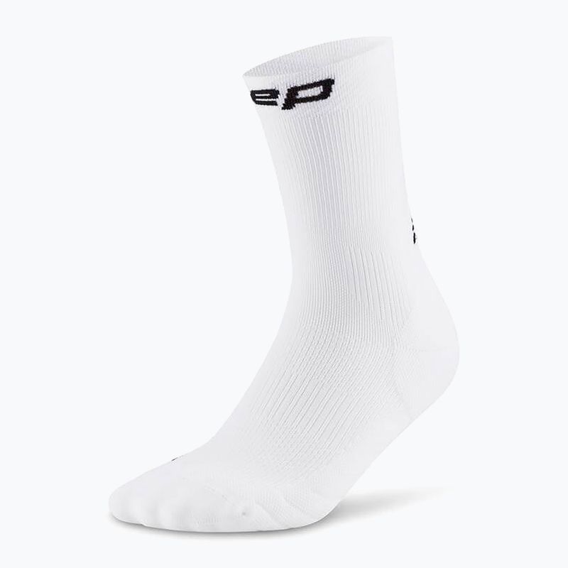 Pánské kompresní ponožky CEP Run Mid Cut 5.0 white 2