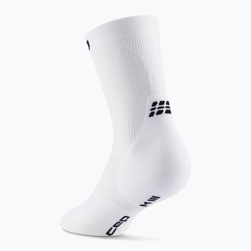 Pánské kompresní ponožky CEP Run Mid Cut 5.0 white 3