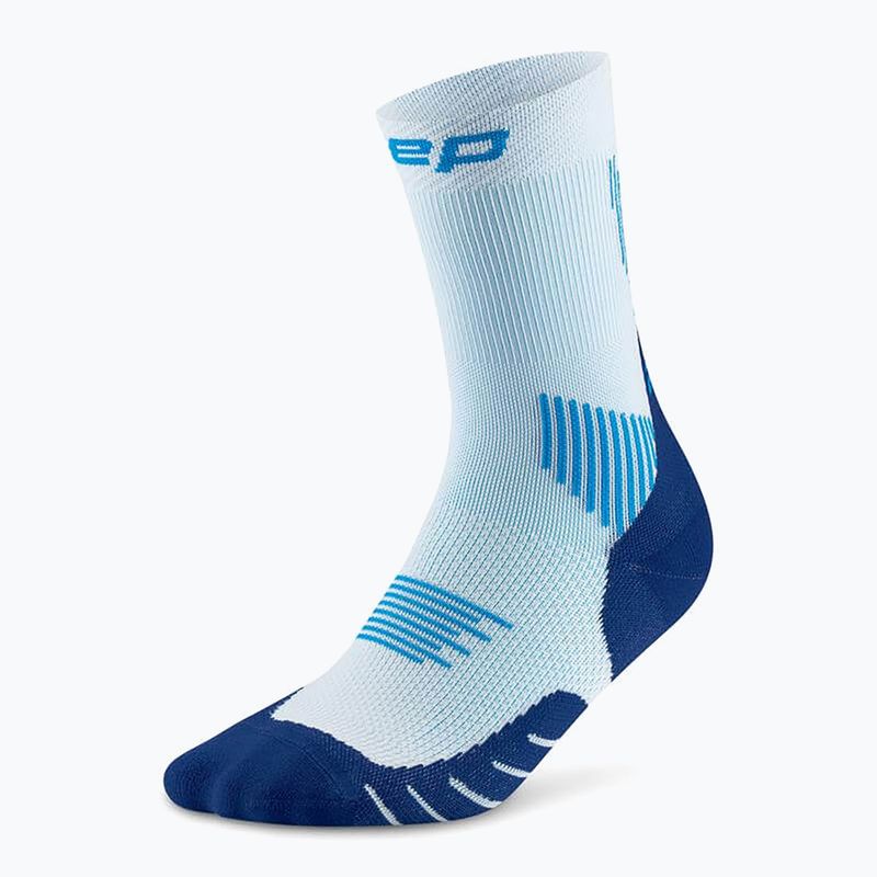 Pánské kompresní ponožky CEP PRun Mid Cut 5.0 ice/blue 2