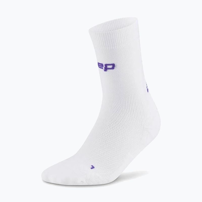 Pánské kompresní ponožky CEP Ultralight Mid Cut 4.0 white 2