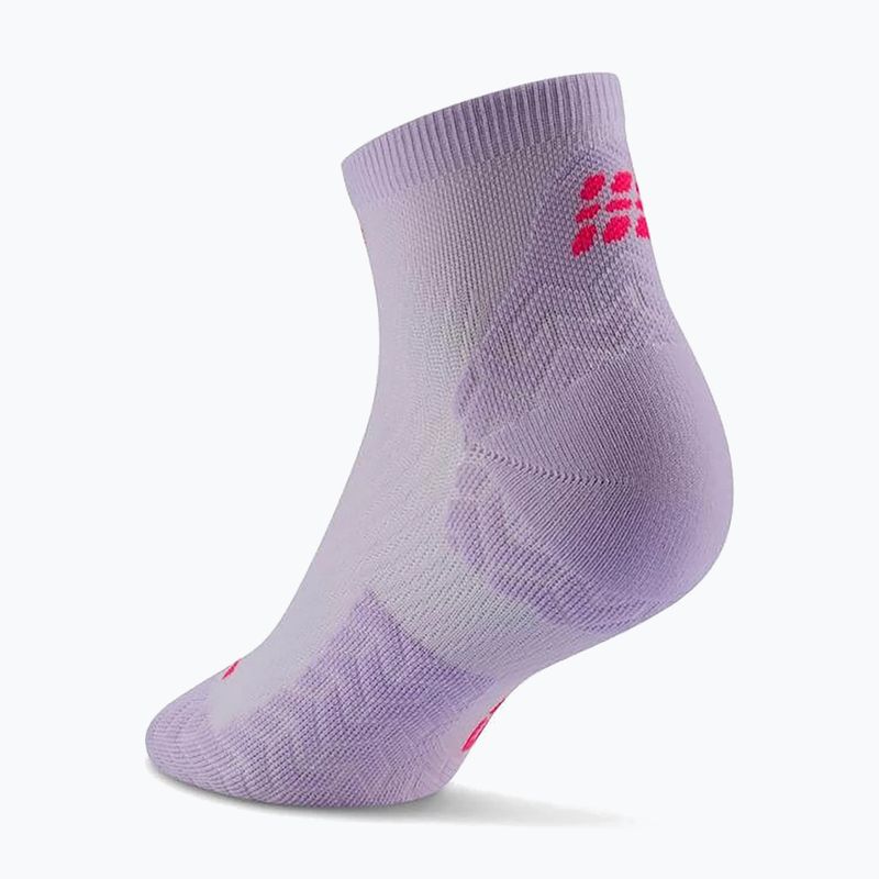 Pánské kompresní ponožky CEP Ultralight Low Cut 4.0 lilac 3