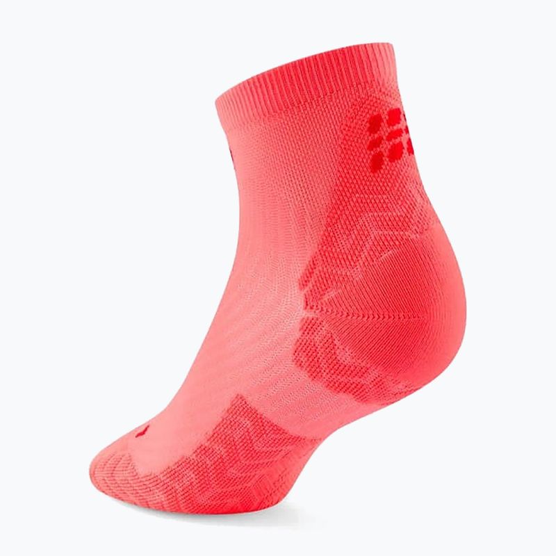 Dámské ponožky CEP Ultralight Low Cut 4.0 neon coral/red 3