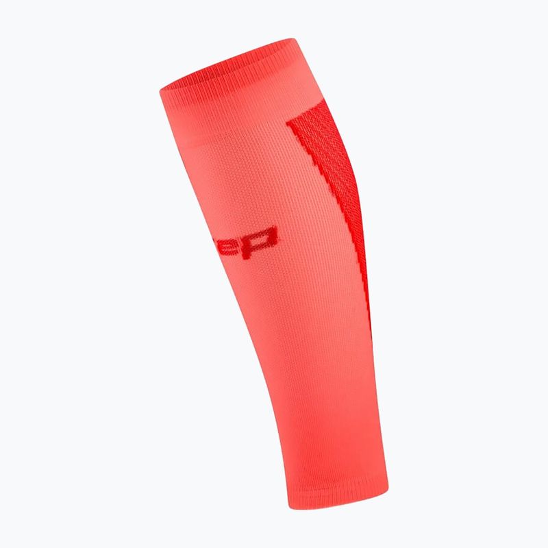 Kompresní návleky na lýtka dámské CEP Ultralight Calf 4.0 neon coral/red 2