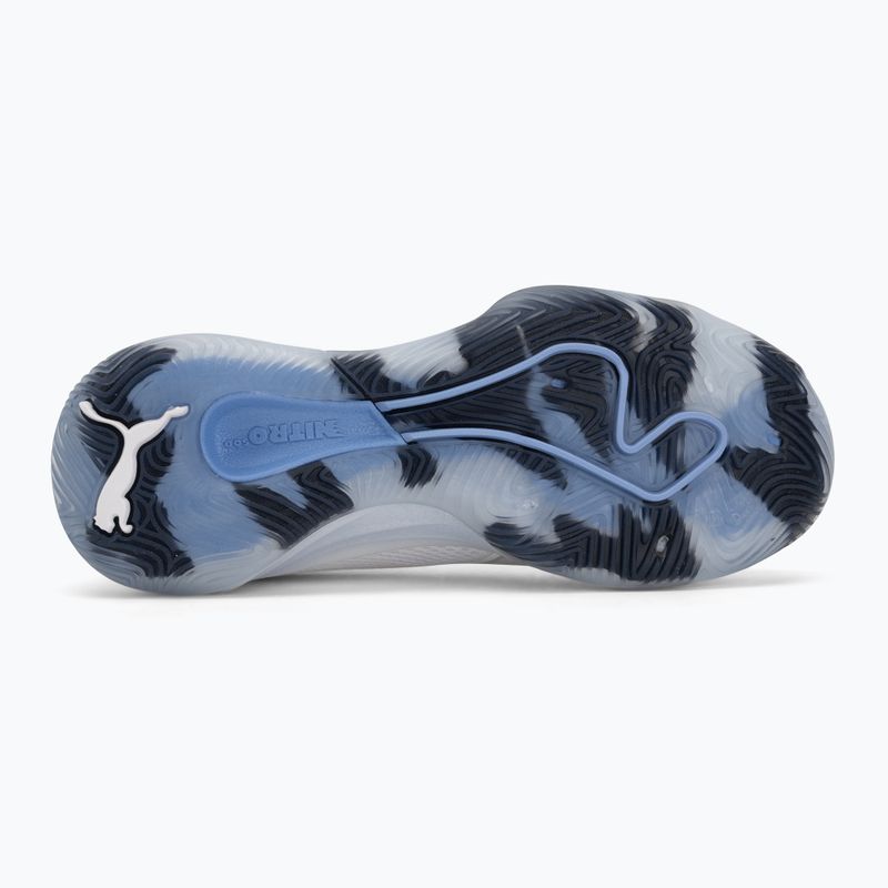 Házenkářské boty PUMA Eliminate NITRO SQD 4 puma white/baltic sea blue/fresh water 4