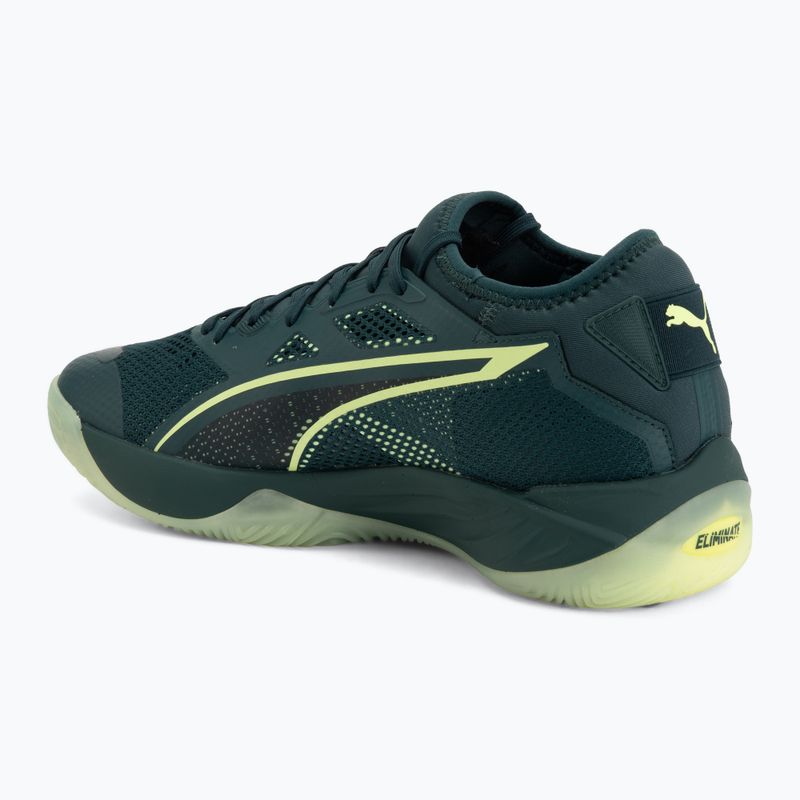 Házenkářské boty PUMA Eliminate NITRO SQD 4 green 3