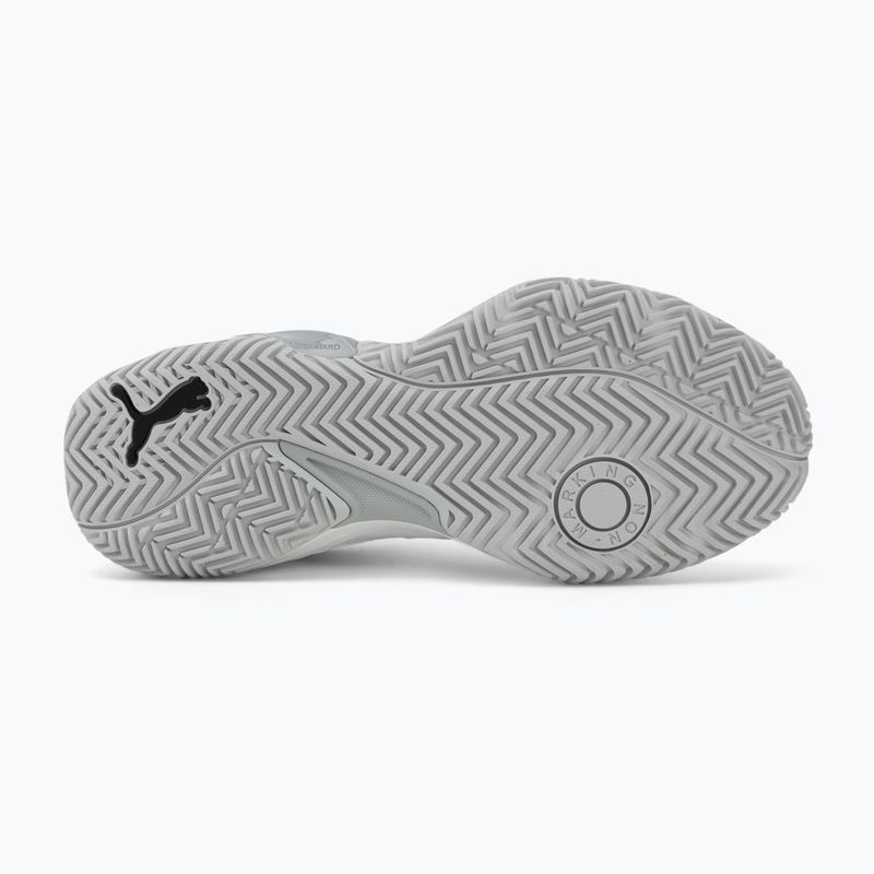 Pánské házenkářské boty PUMA Solarstrike 4 puma white/puma black/silver 4