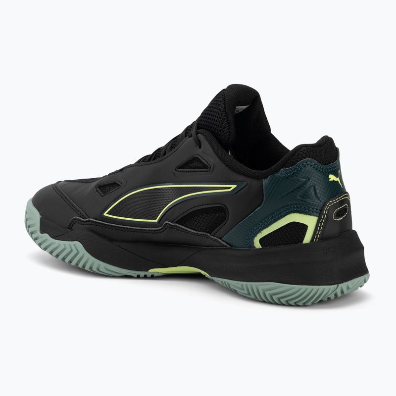 Pánská házenkářská obuv PUMA Solarstrike 4 puma black/green terrain/fizzy light 3