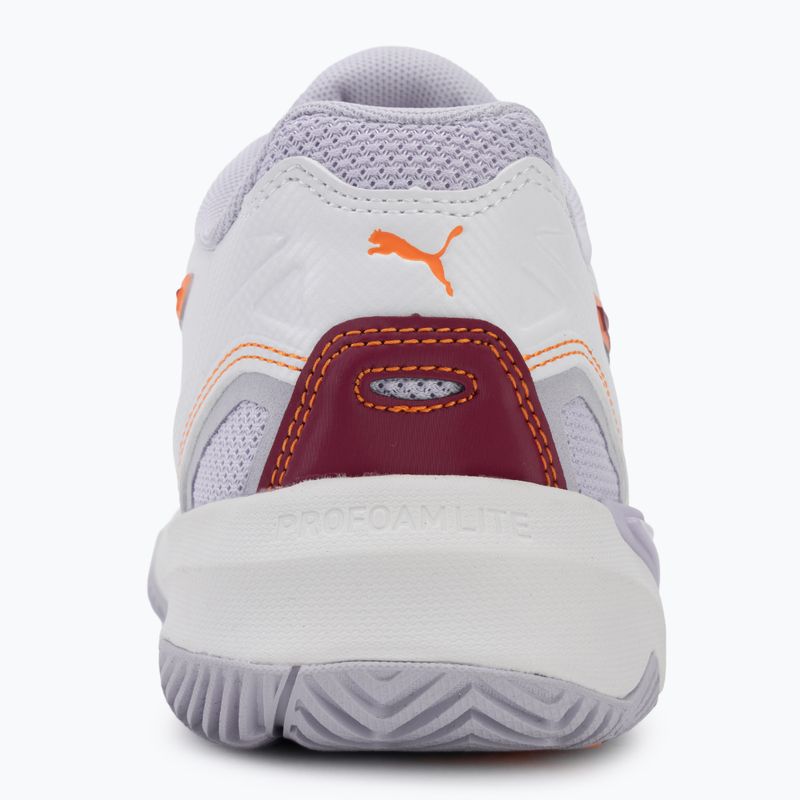 Dámské házenkářské boty PUMA Solarstrike 4 puma white/heat fire/lilac crush berry 6