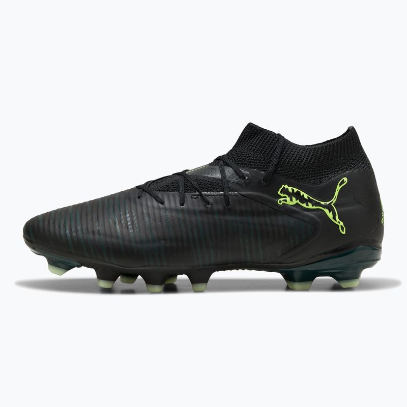 Pánské kopačky PUMA Future 8 Pro FG/AG puma black/fizzy light/green terrain