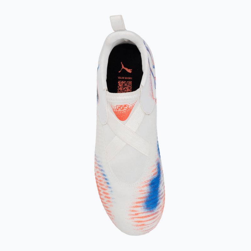 Dětské kopačky PUMA Future 8 Match LL FG/AG Jr puma white/puma black/glowing red 5