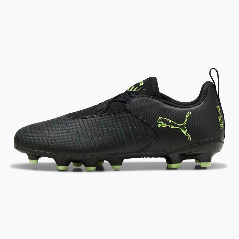 Dětské kopačky PUMA Future 8 Match LL FG/AG Jr puma black/fizzy light/green terrain 9