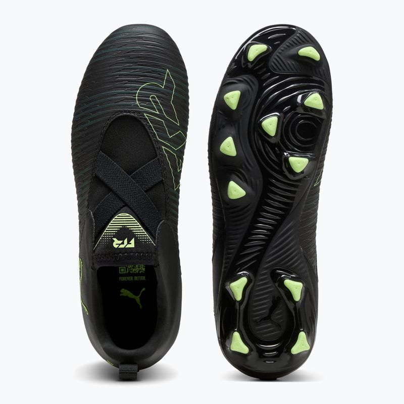 Dětské kopačky PUMA Future 8 Match LL FG/AG Jr puma black/fizzy light/green terrain 10