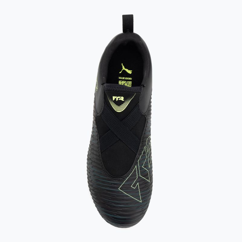 Dětské kopačky PUMA Future 8 Match LL FG/AG Jr puma black/fizzy light/green terrain 5