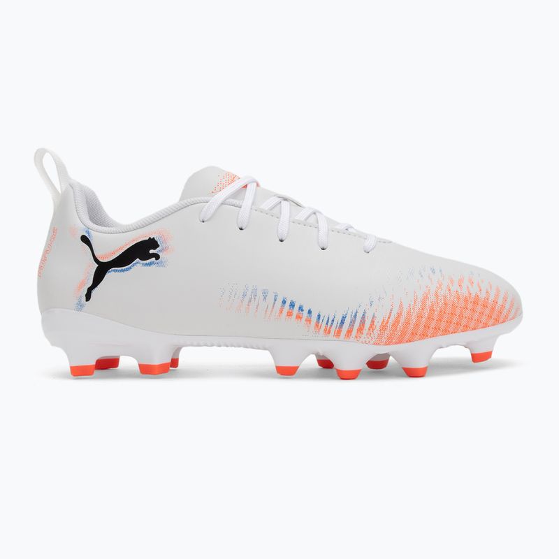 Dětské kopačky PUMA Future 8 Play FG/AG Jr puma white/puma black/glowing red 2