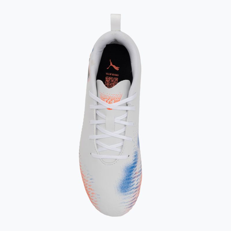 Dětské kopačky PUMA Future 8 Play FG/AG Jr puma white/puma black/glowing red 5
