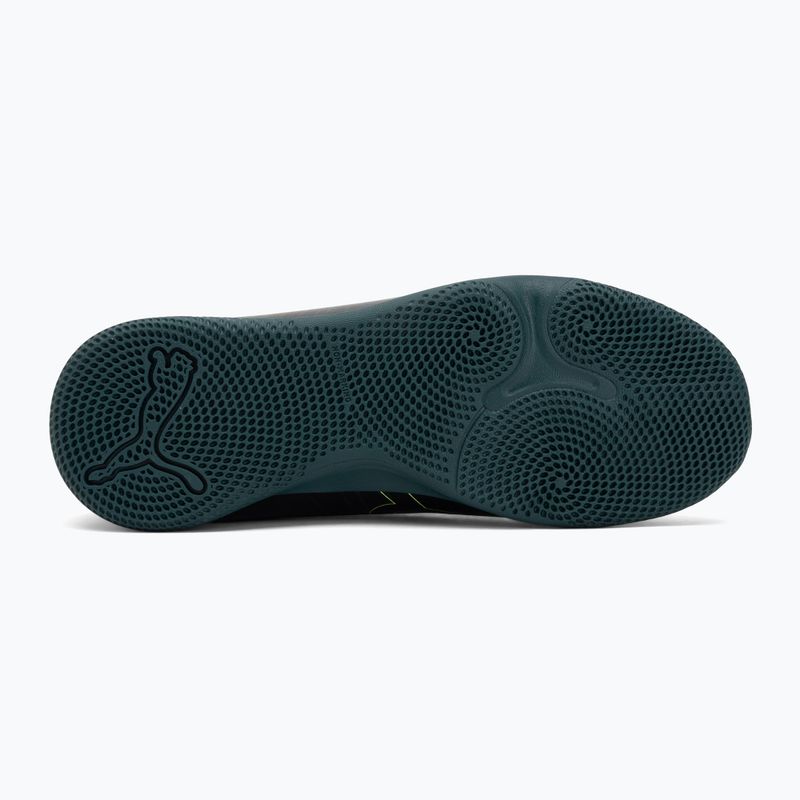 Dětské kopačky PUMA Future 8 Play It Jr puma black/fizzy light/green terrain 4