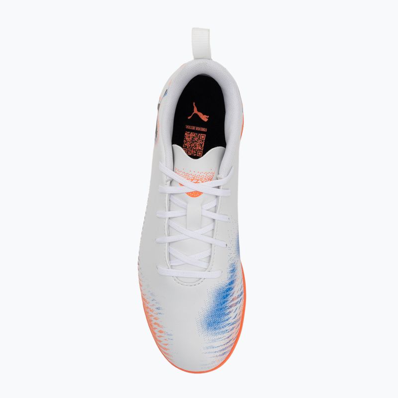 Dětské kopačky PUMA Future 8 Play It Jr puma white/puma black/glowing red 5