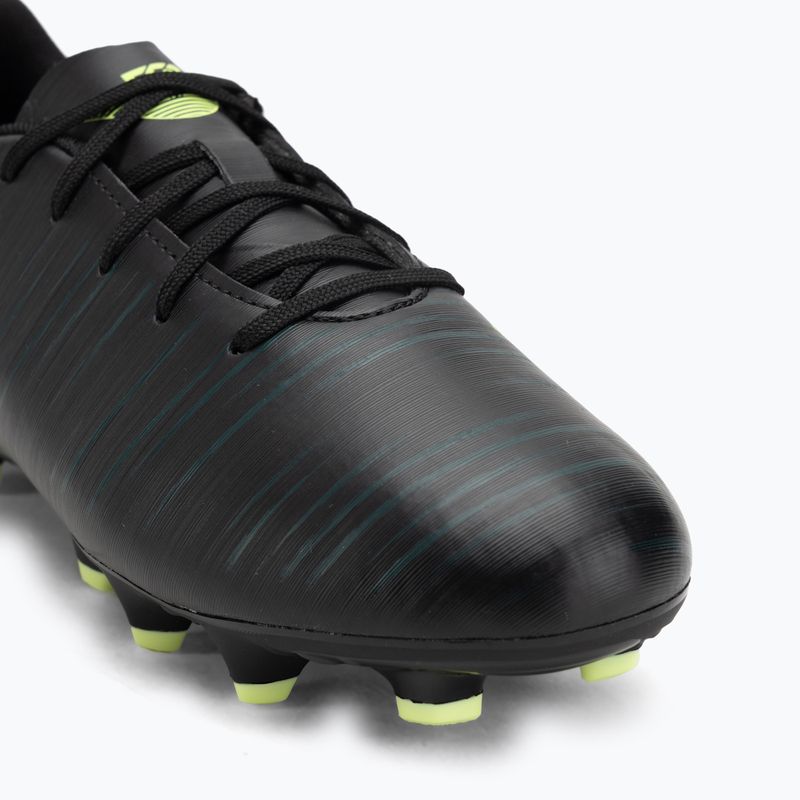 Dětské kopačky PUMA Future 8 Play FG/AG Jr puma black/fizzy light/green terrain 7