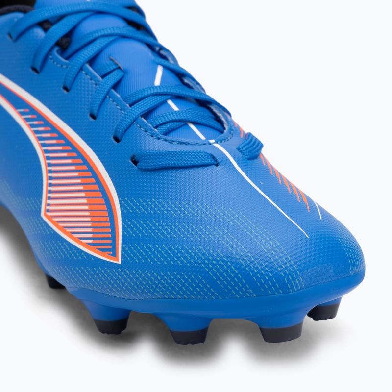 Dětské kopačky PUMA Ultra 6 Play FG/AG Jr ultra blue/puma white/glowing red 7