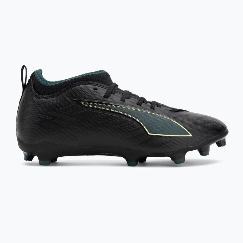 Dětské kopačky PUMA Ultra 6 Match FG/AG Jr puma black/fizzy light/green terrain 2