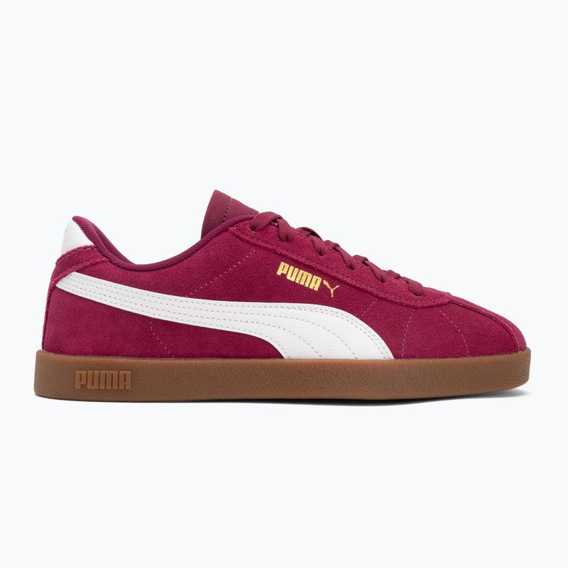 Boty  PUMA Club II berry/puma white/puma gold 2