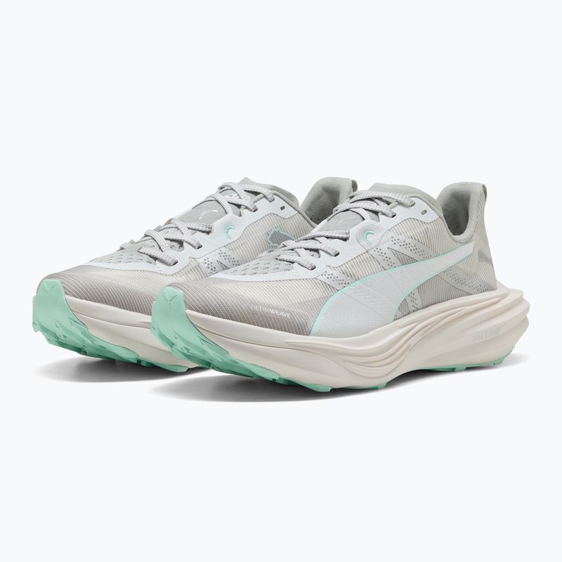 Dámské běžecké boty PUMA Deviate Nitro Elite Trail feather grey / mint melt 3