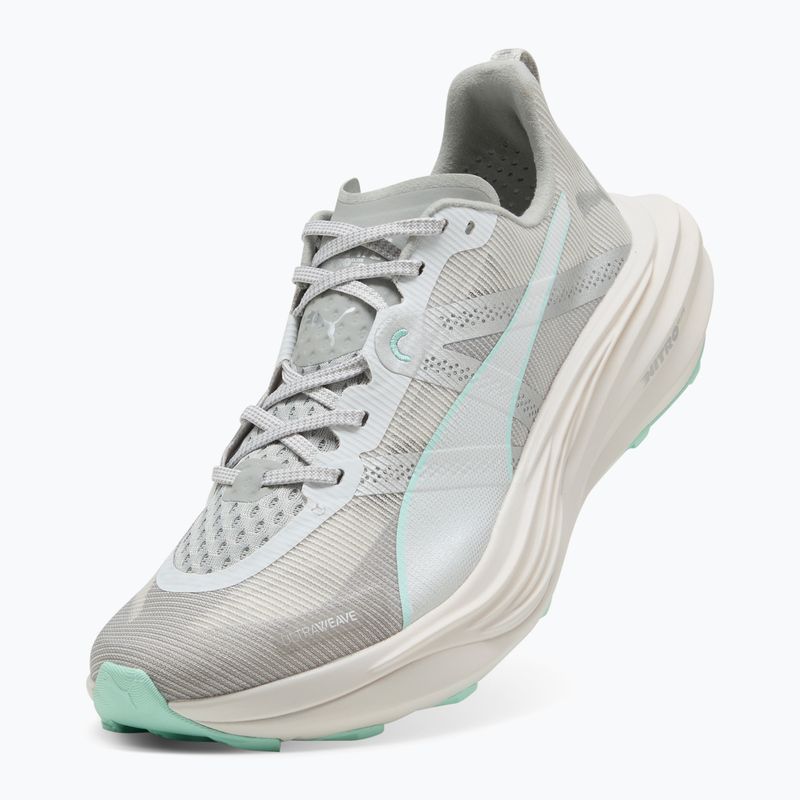 Dámské běžecké boty PUMA Deviate Nitro Elite Trail feather grey / mint melt 5