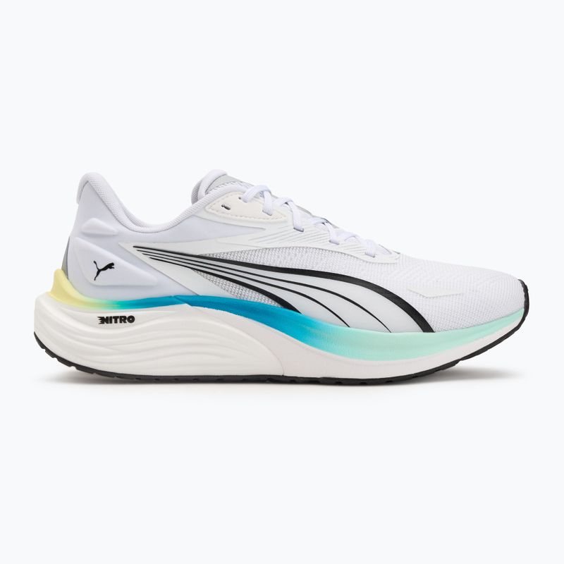 Pánské běžecké boty PUMA Electrify Nitro 4 puma white/mint melt/speed blue 2