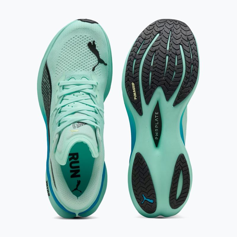 Pánské běžecké boty PUMA Deviate Nitro 3 mint melt/speed blue 5
