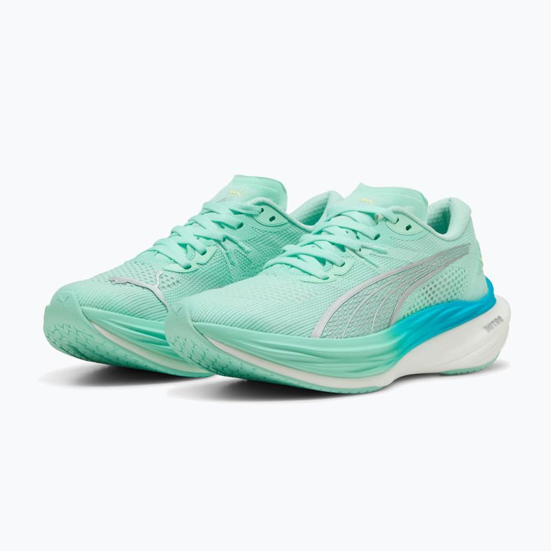 Dámské běžecké boty PUMA Deviate Nitro 3 mint melt/speed blue 4