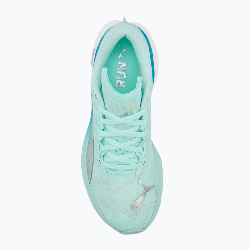Dámské běžecké boty PUMA Deviate Nitro 3 mint melt/speed blue 5