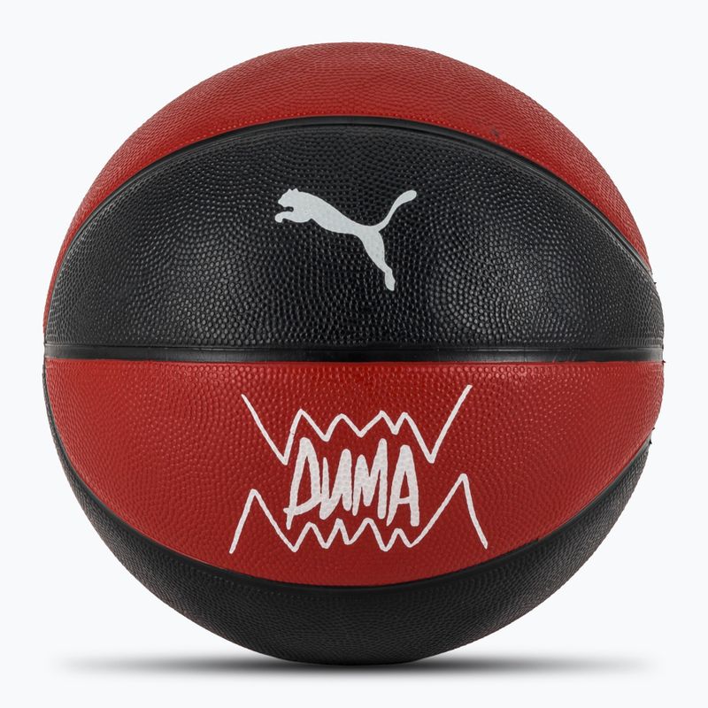Basketbalový míčPUMA teamJAWS Basketball puma red/puma black velikost 7