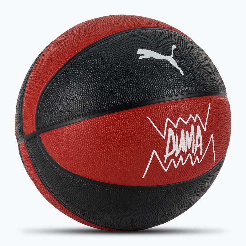 Basketbalový míčPUMA teamJAWS Basketball puma red/puma black velikost 7 2
