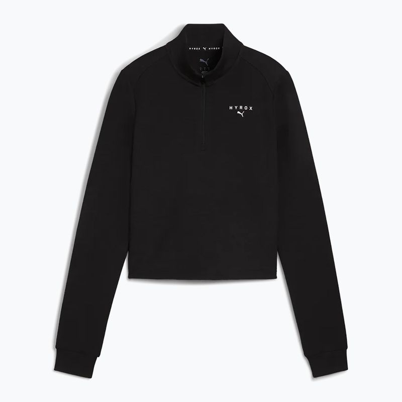 Dámská mikina Puma Hyrox Cloudspun 1/4 Zip puma black 5
