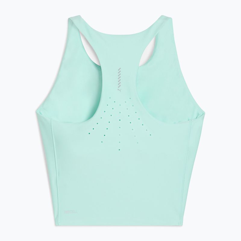Dámský běžecký top PUMA Raceday Ultraform Crop mint melt 2