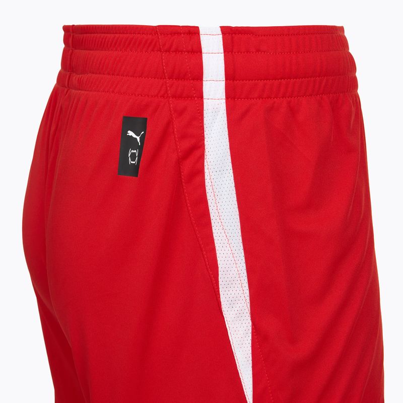 Pánské basketbalové šortky PUMA teamJAWS Starter for all time red 4