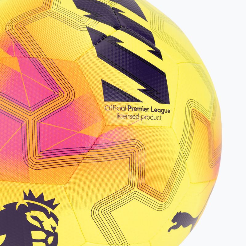 Fotbalový míč PUMA Orbita Cup PL Lights fluo yellow/multicolor velikost 4  3