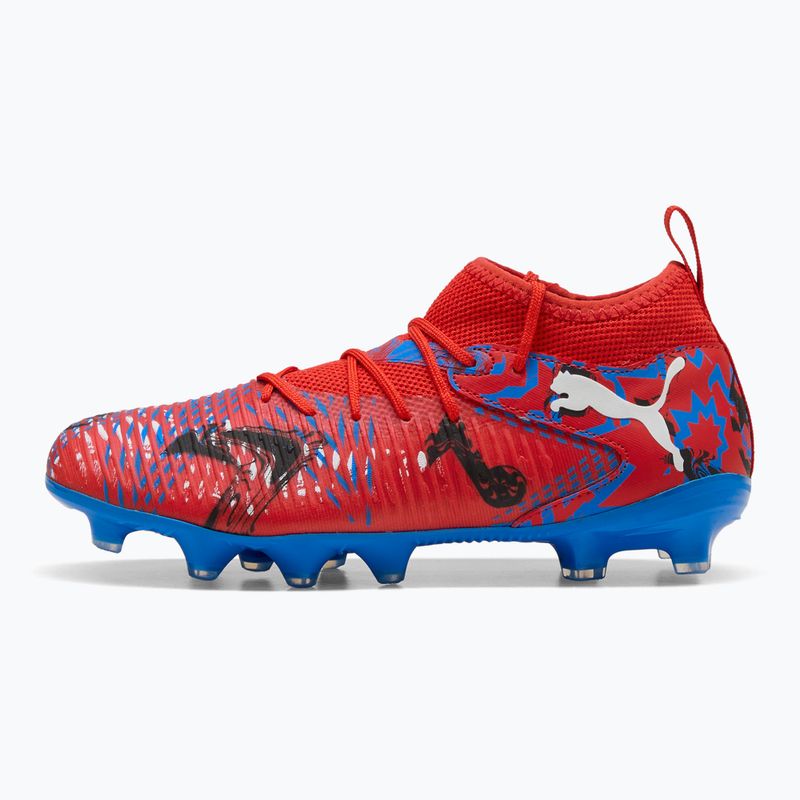 Dětské kopačky PUMA Future 8 Match Playmakers FG/AG Jr puma red/puma black/ultra blue/pink pixel