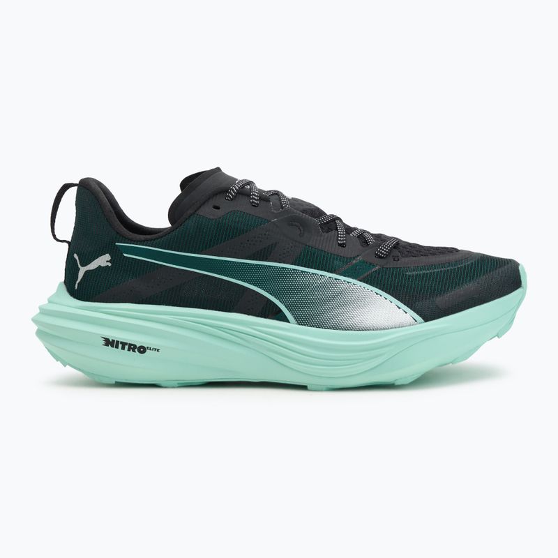 Pánské běžecké boty PUMA Deviate Nitro Elite Trail green terrain / mint melt 2