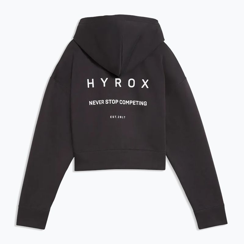 Dámská mikina Puma Hyrox World Cropped Hoodie black/white 2