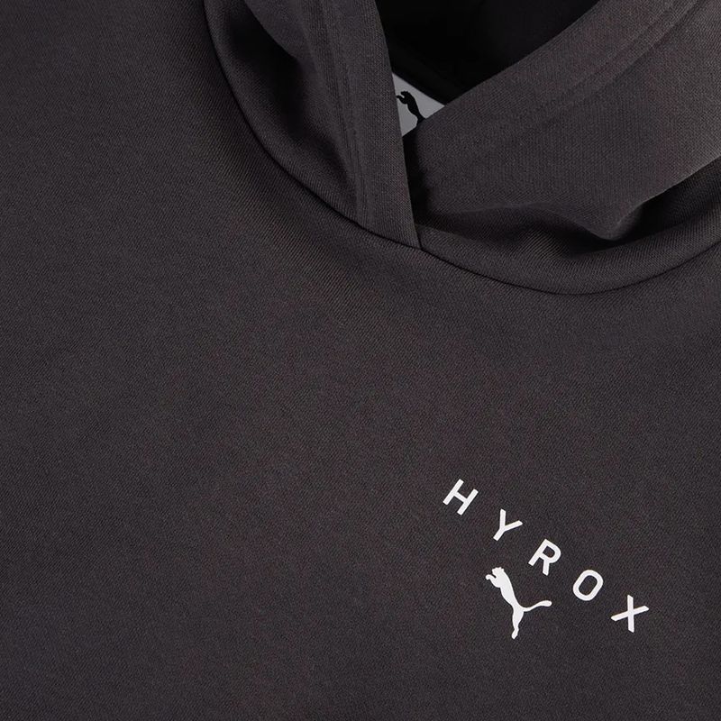 Dámská mikina Puma Hyrox World Cropped Hoodie black/white 3