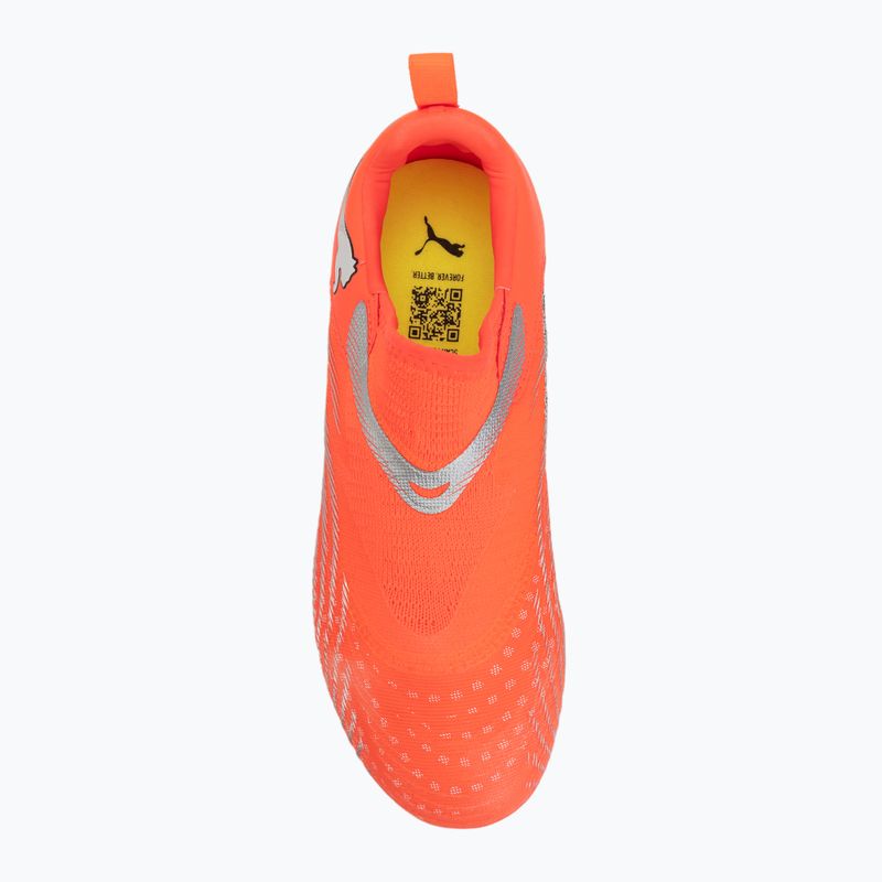 Dětské kopačky PUMA Future 9 Match LL FG/AG Jr glowing red/puma white/puma black/puma silver 5