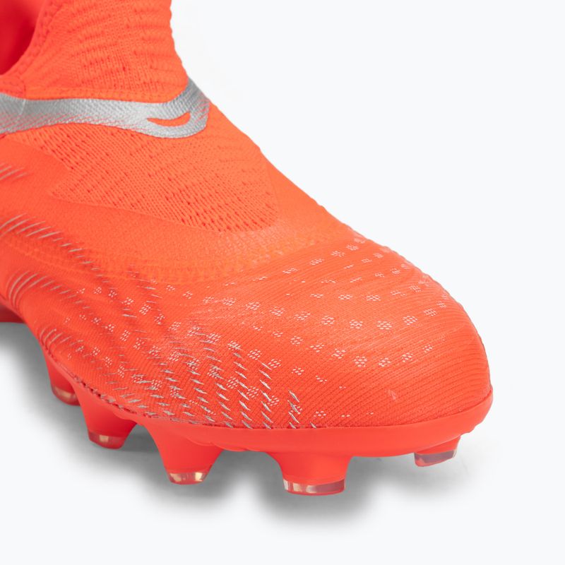 Dětské kopačky PUMA Future 9 Match LL FG/AG Jr glowing red/puma white/puma black/puma silver 7