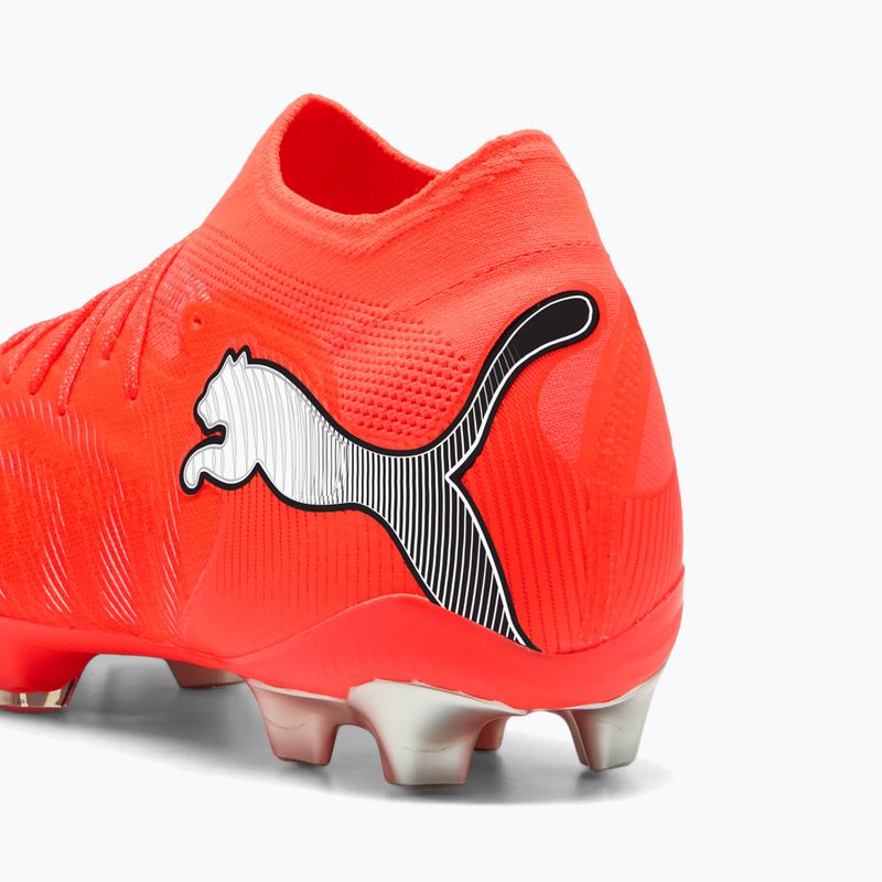 Kopačky PUMA Future 9 Ultimate FG glowing red/puma white/puma black/puma silver 8